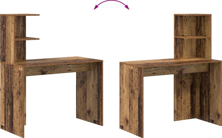 Image du produit VidaXL Vieux bureau en bois Vieux bois Bois Moyen Minimaliste