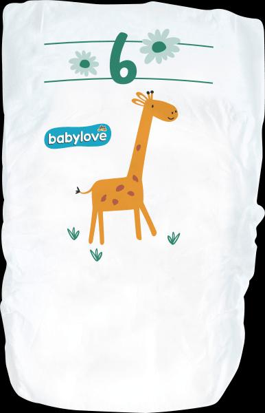 Actual product image dm babylove Premium-Windeln (Size 6, Pack, 32 Piece)