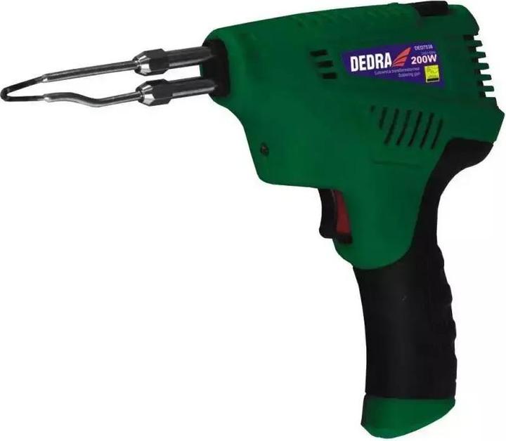 Dedra Saldatore trasformatore 200 W con controllo della temperatura + accessori - DED7538