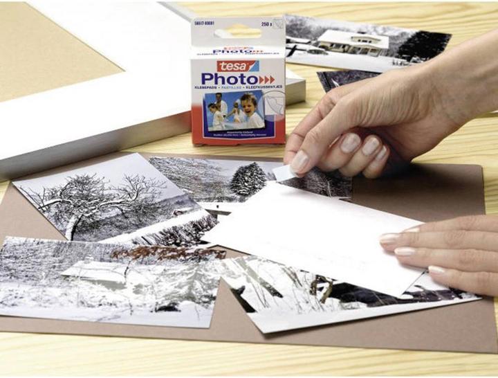 Image du produit tesa Photo pads adhésifs, autocollants, 500 coins photo