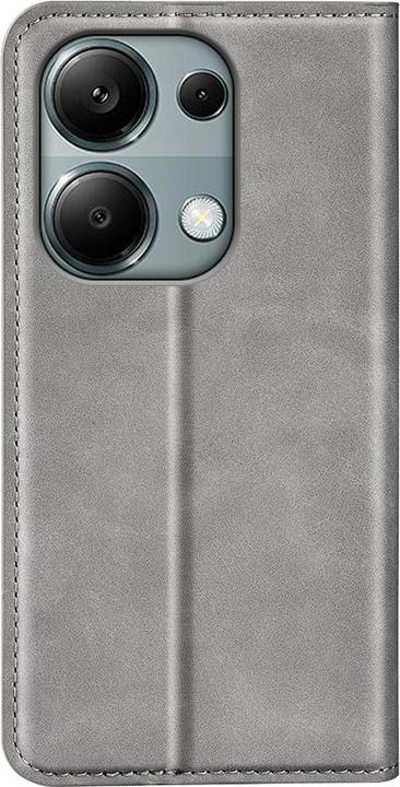 Actual product image Cover-Discount Poco M6 Pro / Redmi Note 13 Pro 4G - Stand Case grey (Xiaomi Redmi Note 13 Pro 4G)