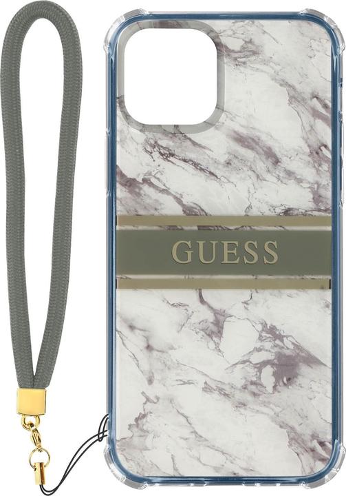 Image du produit Guess Couverture rigide Marble Stripe avec sangle (Apple iPhone 13 Pro Max)