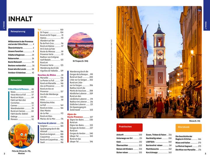 Actual product image Reiseführer Provence & Côte d'Azur (German, Chrissie McClatchie, Ashley Parsons, Michael Frankel, 2024)