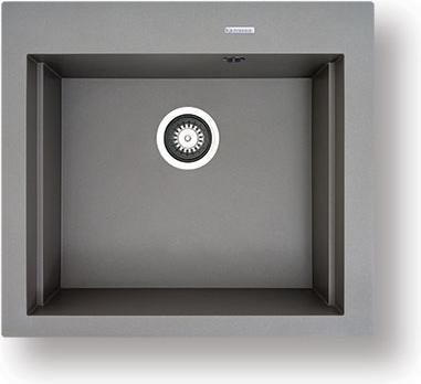 Produktbild Pyramis SIROS (57x51 5) 1B Granitspülbecken 070084801 sandbeige (Einbauspüle, 57 cm, 51.50 cm)