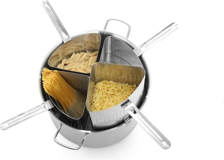 Image du produit Hendi Bac à pâtes inox 1,5 l 160x230 mm Profi Line (16 cm, Acier inoxydable)