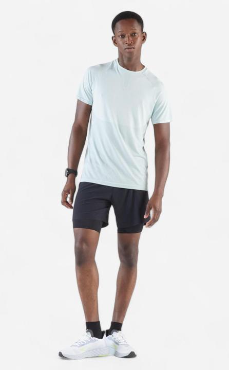 Produktbild Kiprun Laufshirt kurzarm Herren nahtlos - Run 500 Comfort grün (XL)