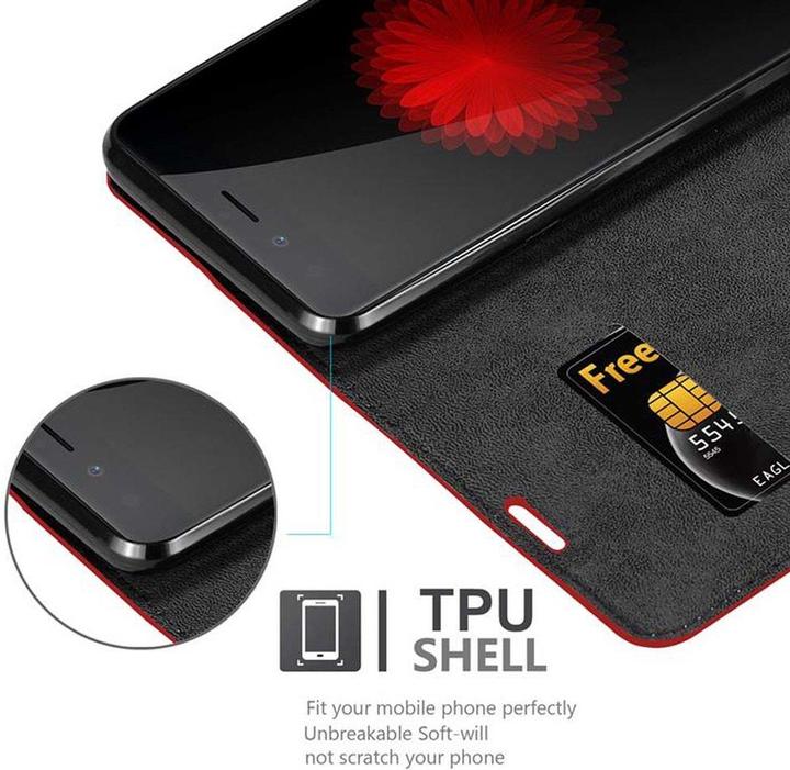 Productafbeelding Cadorabo Boek Onzichtbare Magneethoes (ZTE Nubia Z11 Mini S)