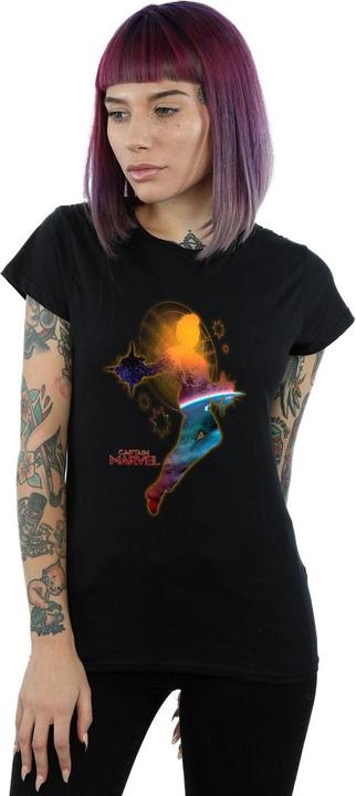 Actual product image Womens/Ladies Captain Nebula Flight Cotton T-Shirt (XL)
