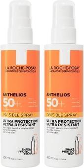 La Roche Posay La Roche-Posay Anthelios Unsichtbares Spray SPF50 2x200ml (Sonnenspray, SPF 50, 400 ml)