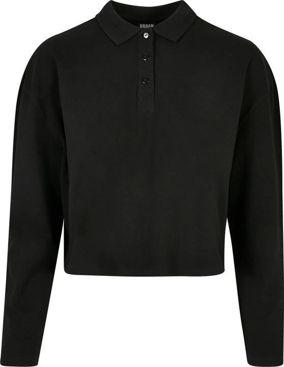 Urban Classics Ladies Short Oversized Polo Longsleeve - 19425 (M)