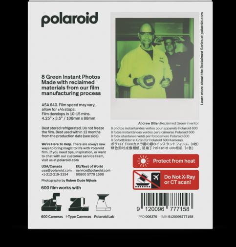 Actual product image Polaroid Colour Film 600 Reclaimed Series (Polaroid 600, OneStep+)