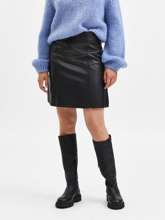 Produktbild Selected Femme Mini Lederrock (38)