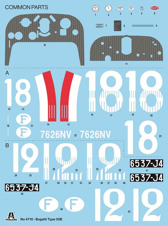 Actual product image 1:12 Bugatti Type 35B