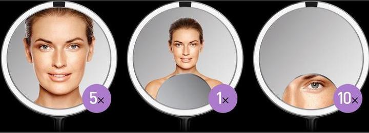 Immagine prodotto Simplehuman Specchio cosmetico con sensore Trio max Argento