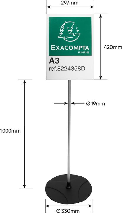 Actual product image Exacompta Floor stand (A3)