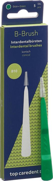 Produktbild Top Caredent B10 IDBG-GK Interdentalbürste grün konisch >1.6mm (5 x, 6.50 mm)