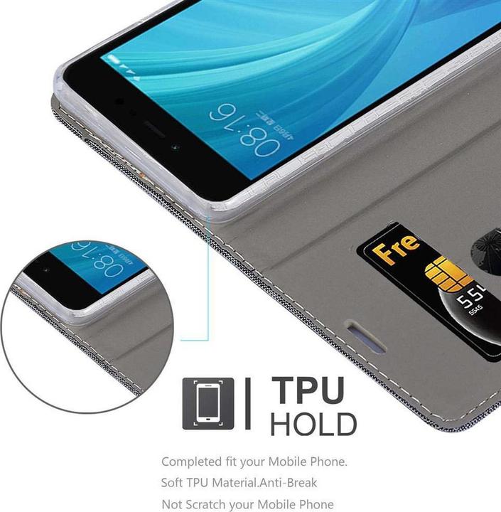 Productafbeelding Cadorabo Boek Jeans Optiek Cover (Xiaomi Redmi Note 5A)