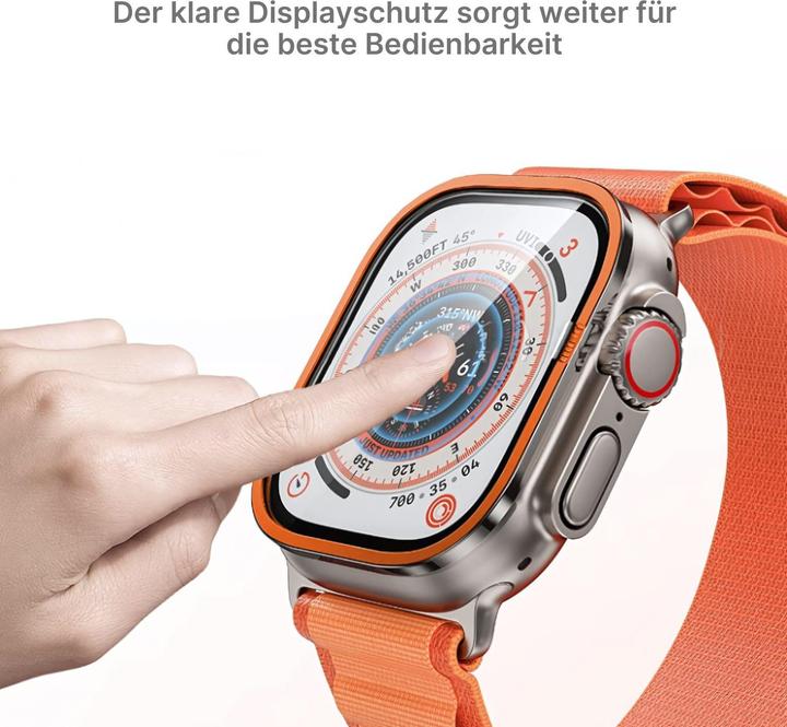 Produktbild Hermex Apple Watch Ultra 2 49mm Displayschutz-Glas mit Edelstahlrahmen