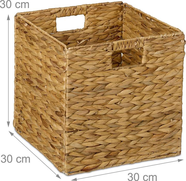 Image du produit Relaxdays Paniers rangement (1 x, 30 x 30 x 30 x 30 cm)