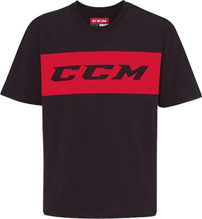 CCM T7844 SS True 2 Hockey Tee SR (M, Weiss/Rdeča) (M)