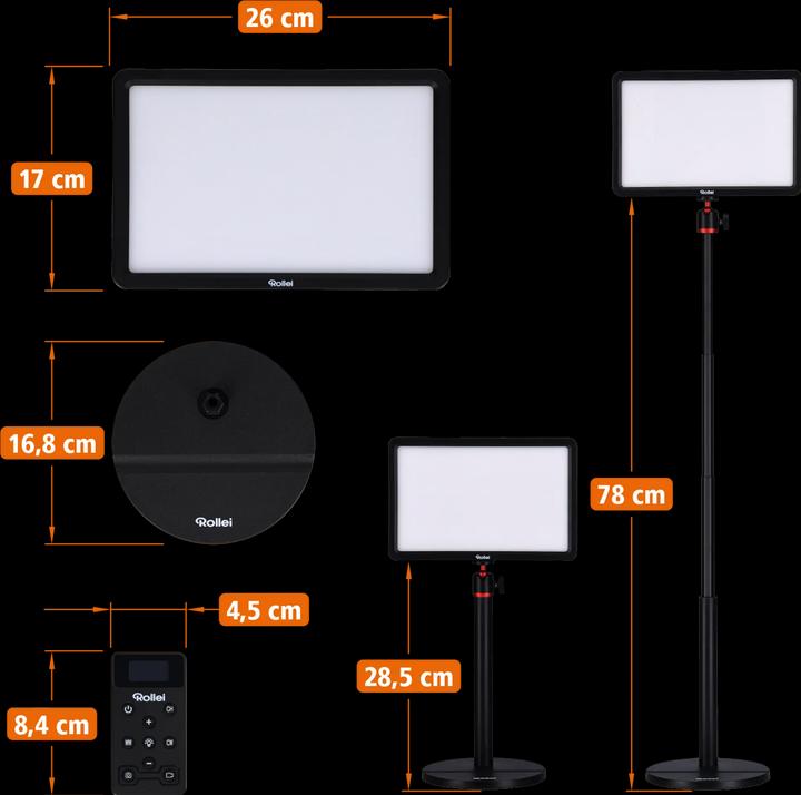 Actual product image Rollei Lumis Key Light Pro (Video light)