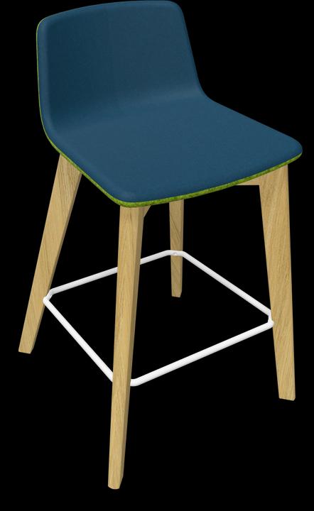 Blue, White, Light green melange, Ash natural light grey stained