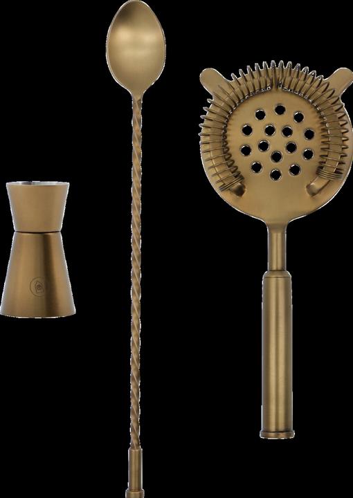 Actual product image House Doctor Cocktail set, HDBaar, antique brass finish (Cocktail set)