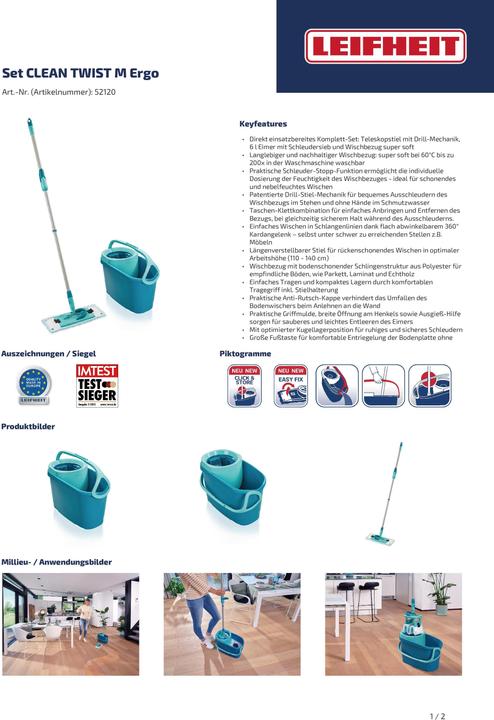 Immagine prodotto Leifheit Torsione pulita (1 pz.)