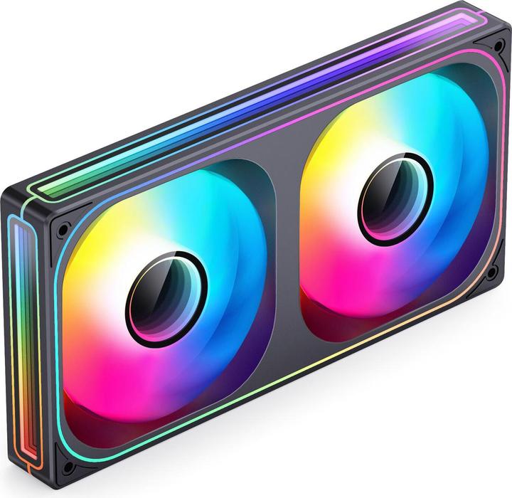 Image du produit Jonsbo ZB-240 Infinity Mirror ARGB PWM Lüfter - 240mm, schwarz (240 mm)