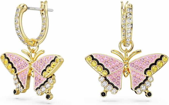 Swarovski Orecchini a goccia Idyllia Butterfly Gold (Metallo Swarovski)