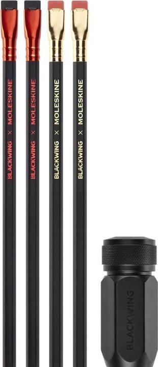 Immagine prodotto Moleskine Matita e temperino BLACKWING X M (4 x)