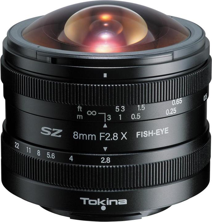 Actual product image Tokina SZ 8mm F2.8 MF Fuji X-Mount (Fujifilm X, APS-C / DX)