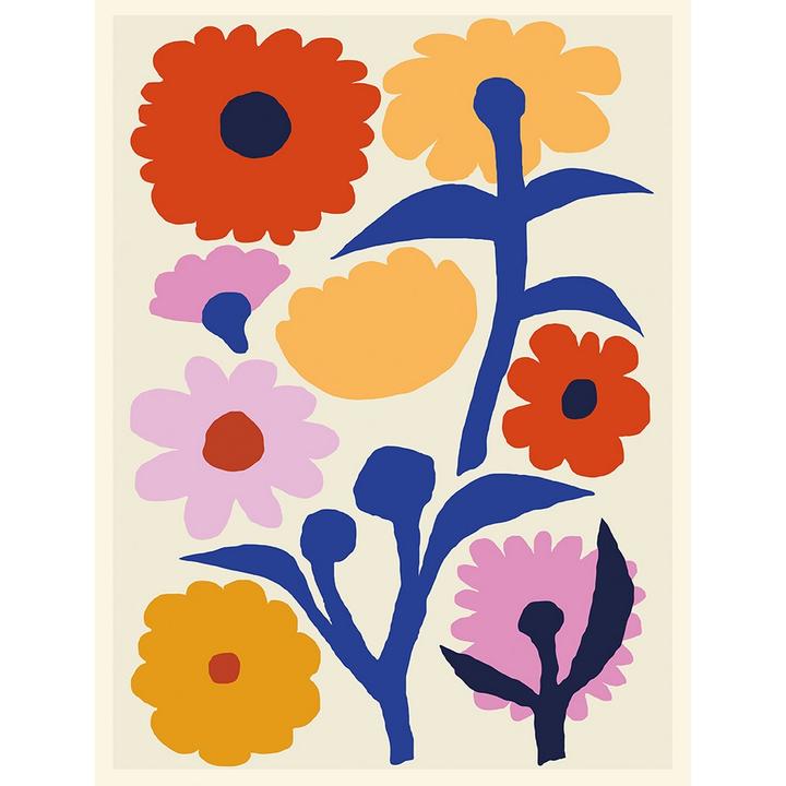 Produktbild Furn Flower Market Print (50 x 40 cm)