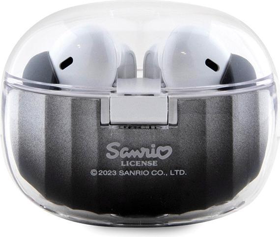 Produktbild Hello Kitty słuchawki Bluetooth HKTWSHDGKEK TWS + stacja dokująca czarny/black Gradient Electroplati (ANC, 4 h, Kabellos)