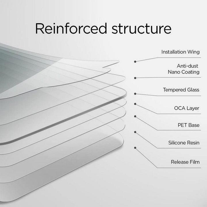 Produktbild Spigen Glas.tR Slim HD (1 Stück, Apple iPhone SE (2nd Gen))