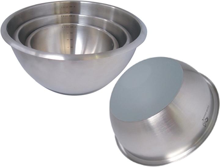 Image du produit de Buyer Schlagschüssel rund Ø 24cm, Boden silikonbeschichtet (24 cm, 3.60 l, 1 x)