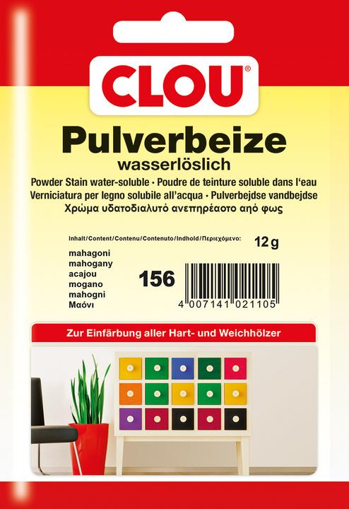 Actual product image Clou Water stain 156 (Mahogany tree)