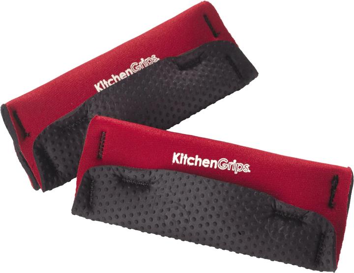 Immagine prodotto Cuisipro Protezione delle dita nero trasversale 2 pezzi rosso 13cm (13 cm, Tessuto, Materiale sintetico)