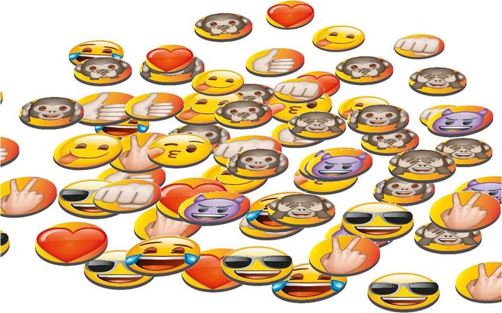 Actual product image Tib Deco confetti emoji 1 bag each metallic and paper confetti, SB bag