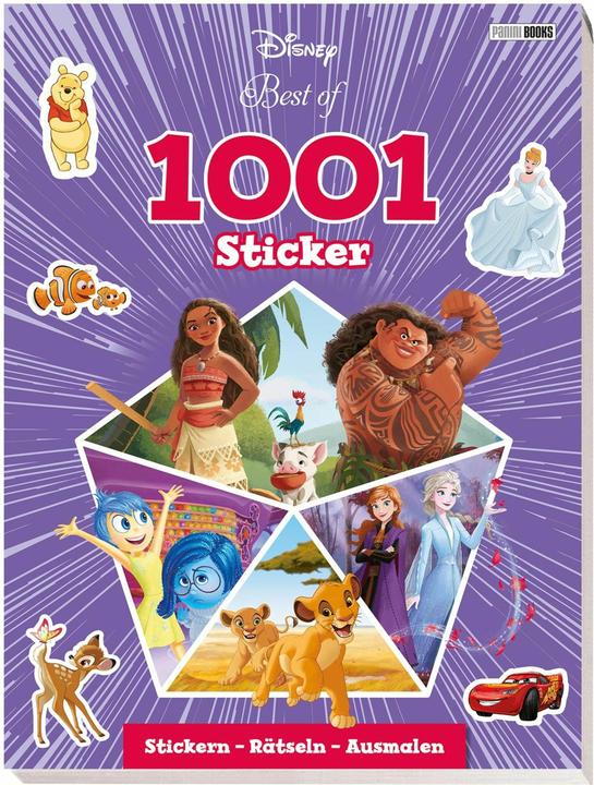 Produktbild Panini Disney Best of: 1001 Sticker - Stickern - Rätseln - Ausmalen