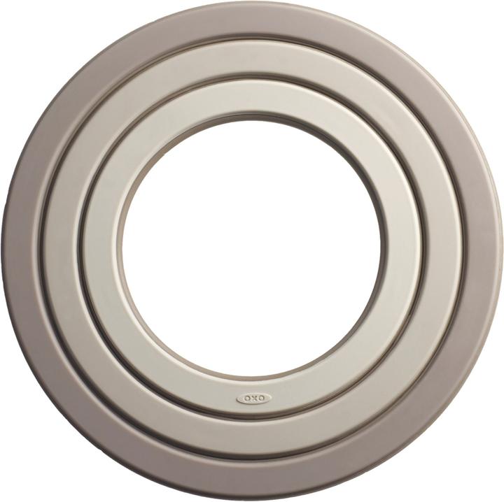 OXO Telo ad anello, 3 pezzi, grigio (Pan coaster)