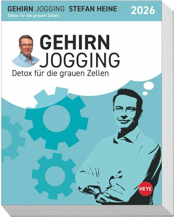 Actual product image Stefan Heine Gehirnjogging Tagesabreisskalender2026 (German)