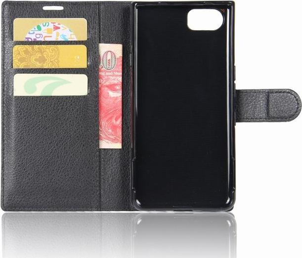 Actual product image MU Classic Litchi Leather Bookcover (KEYone)