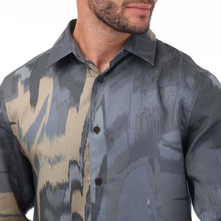 Immagine prodotto Ted Baker Mordun Camicia Astratta Manica Lunga Uomo (S)