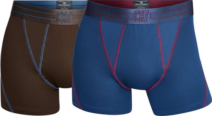 CR7 Mens Trunk Microfibre/Mesh 2-Pack