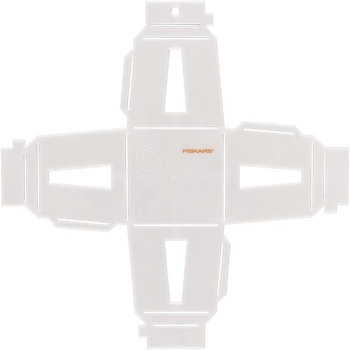 Immagine prodotto Fiskars 1059568 Stencil per lanterne gioiello di carta 3D, bianco