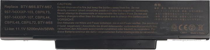 Produktbild AccuCell Akku passend für MSI M660, VR630X (5200 mAh)