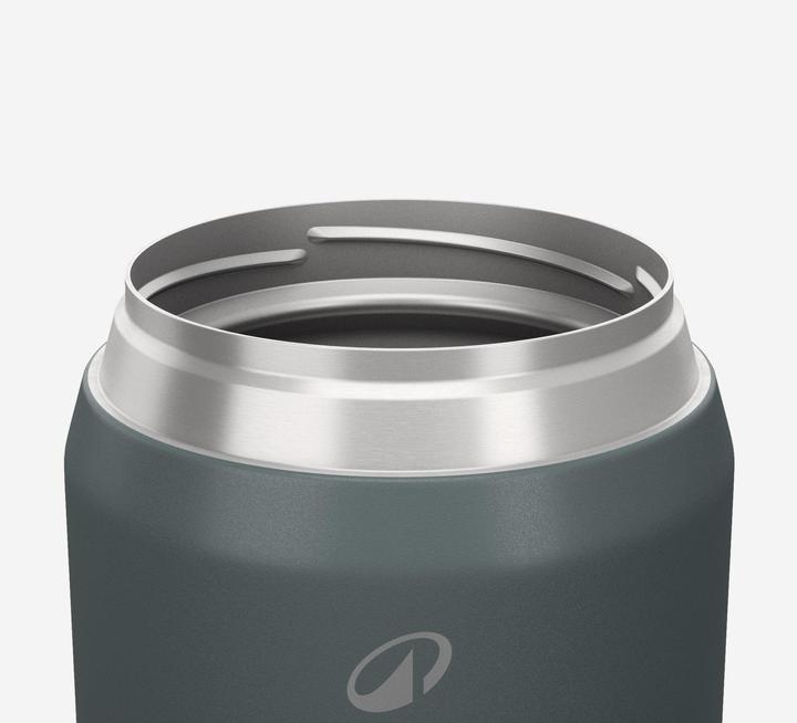 Actual product image Quechua Lebensmitteldose 0,5 l Isolierdose Edelstahl Camping Wandern - 900 schwarz