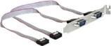 Actual product image Delock Seriel 2 Ports RS-232 Bracket