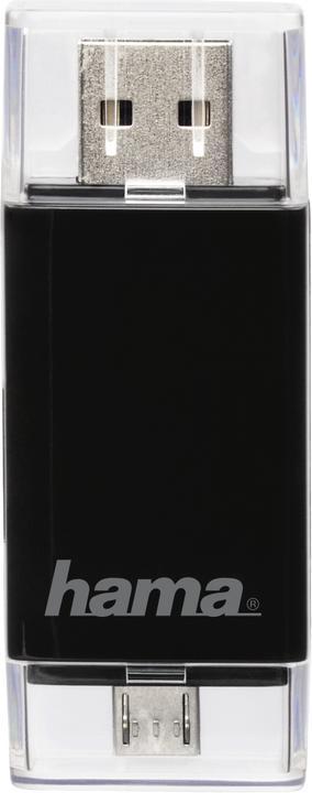 Produktbild Hama 2in1-USB-2.0-OTG-Kartenleser SD/microSD (USB 2.0, USB 2.0 Micro-B)